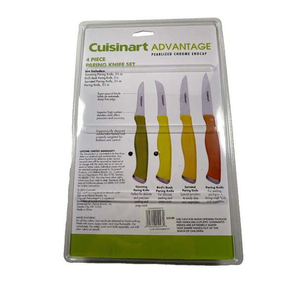 Cuisinart Advantage 4-Piece Paring Knife Set - Super Sharp Kitchen Knive… - Picture 4 of 5